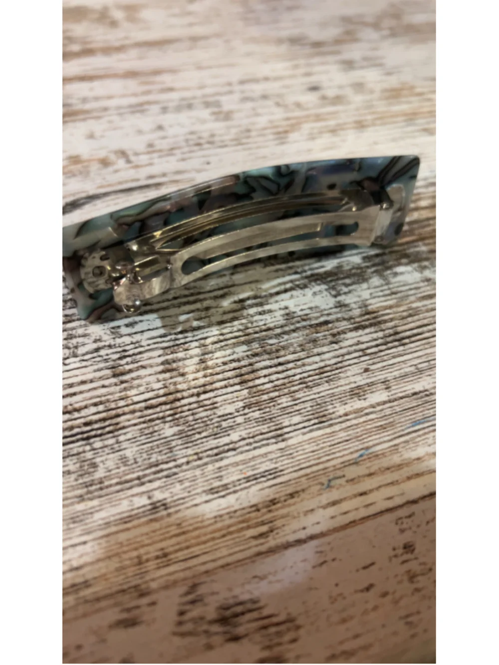 Women's Unbranded Hair Barrette One Size Blue Grey